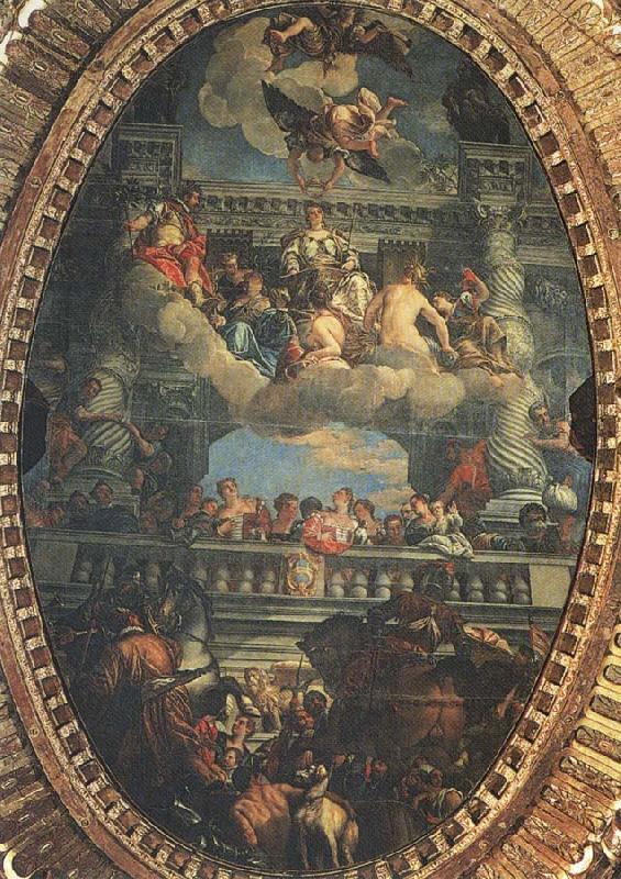 Paolo  Veronese Apotheosis of Vencie oil painting image